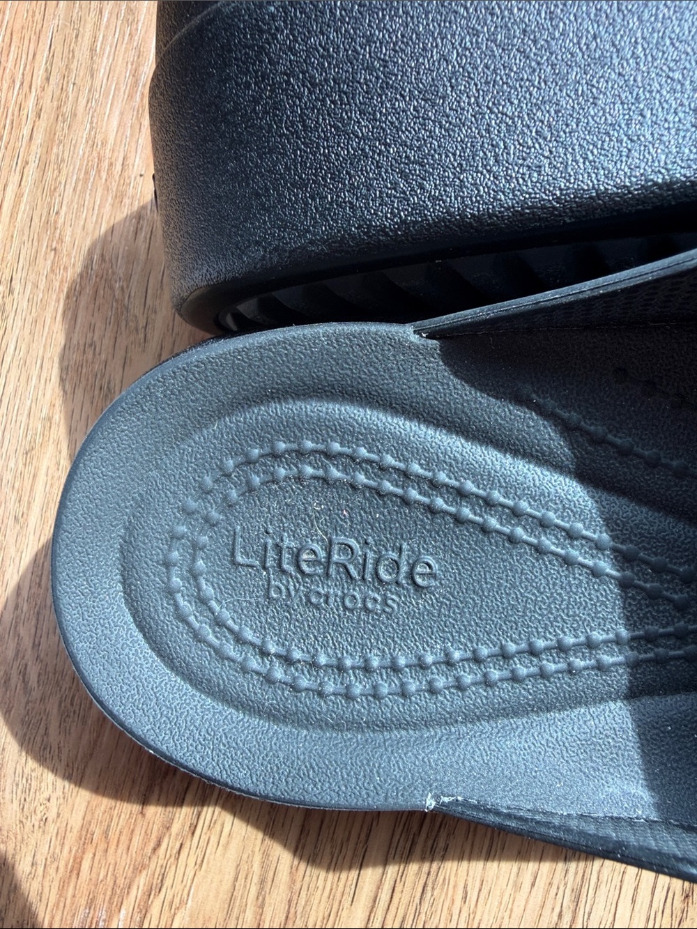NWOT CROCS Black LifRide Platform Slide - Picture 2 of 5